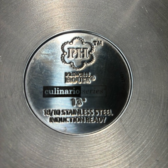 PRINCESS HOUSE 13” 18/10 Stainless Steel Culinario Series Induction Ready Pan - Picture 5 of 5